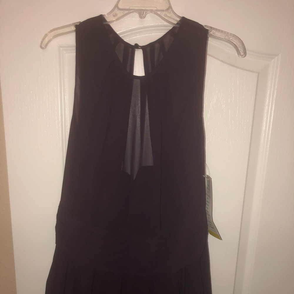 Bill Levkoff bridesmaid dress color Plum